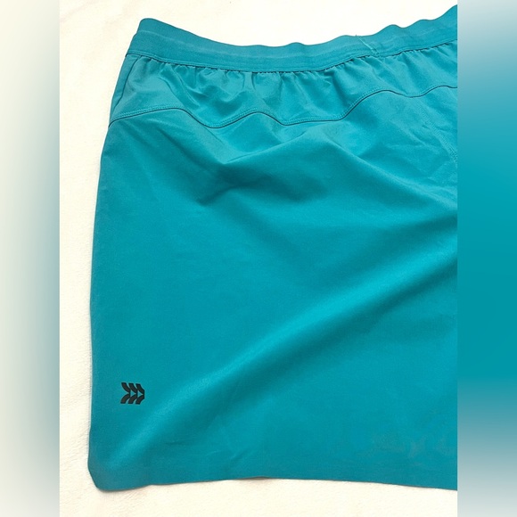 All In Motion Teal Women's Running Shorts with Zipper Pocket & Drawstrings Sz XL - Picture 15 of 16